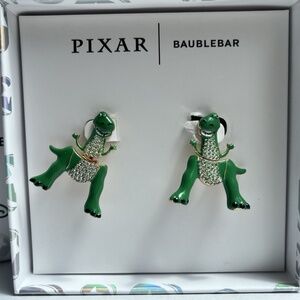 Pixar X BaubleBar - T-Rex Swivel Drop Earrings - Disney Toy Story - NEW